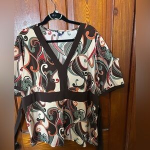 3X - Encore Y2K-Inspired Blouse